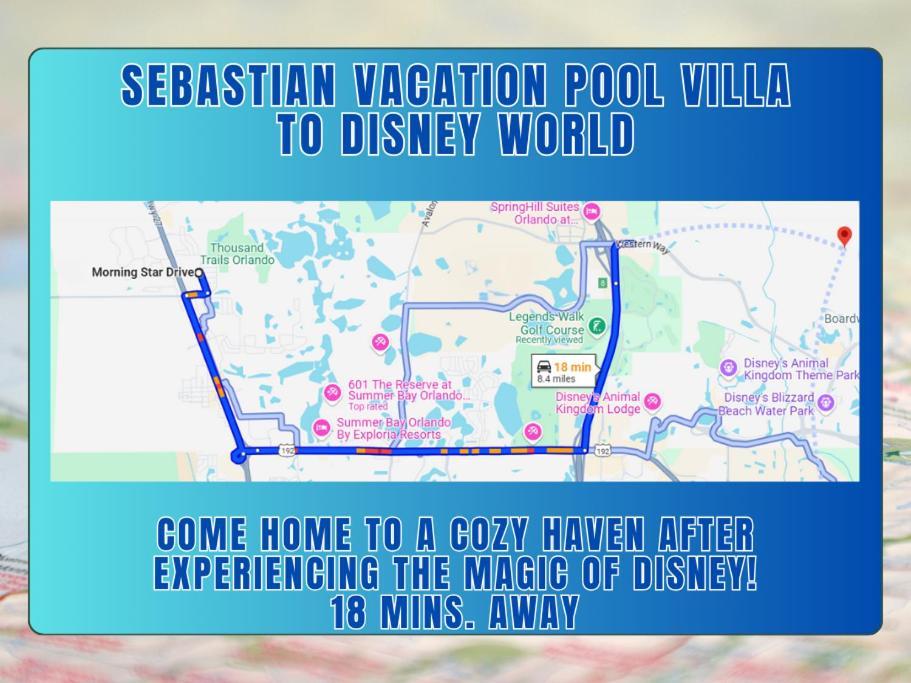 Sebastian Pool Villa W Spa Orlando Kültér fotó