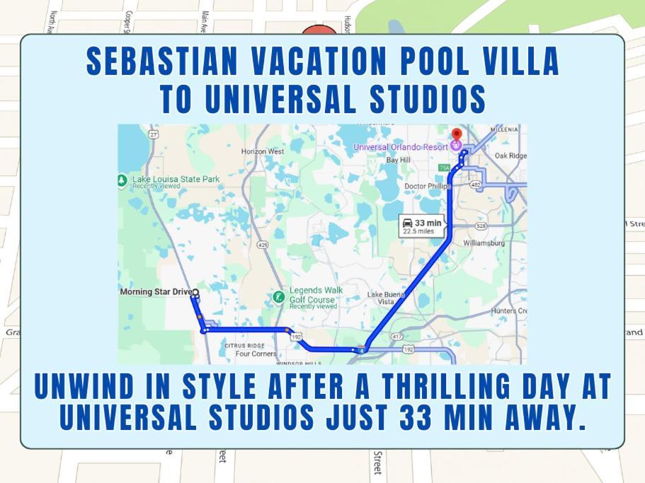 Sebastian Pool Villa W Spa Orlando Kültér fotó