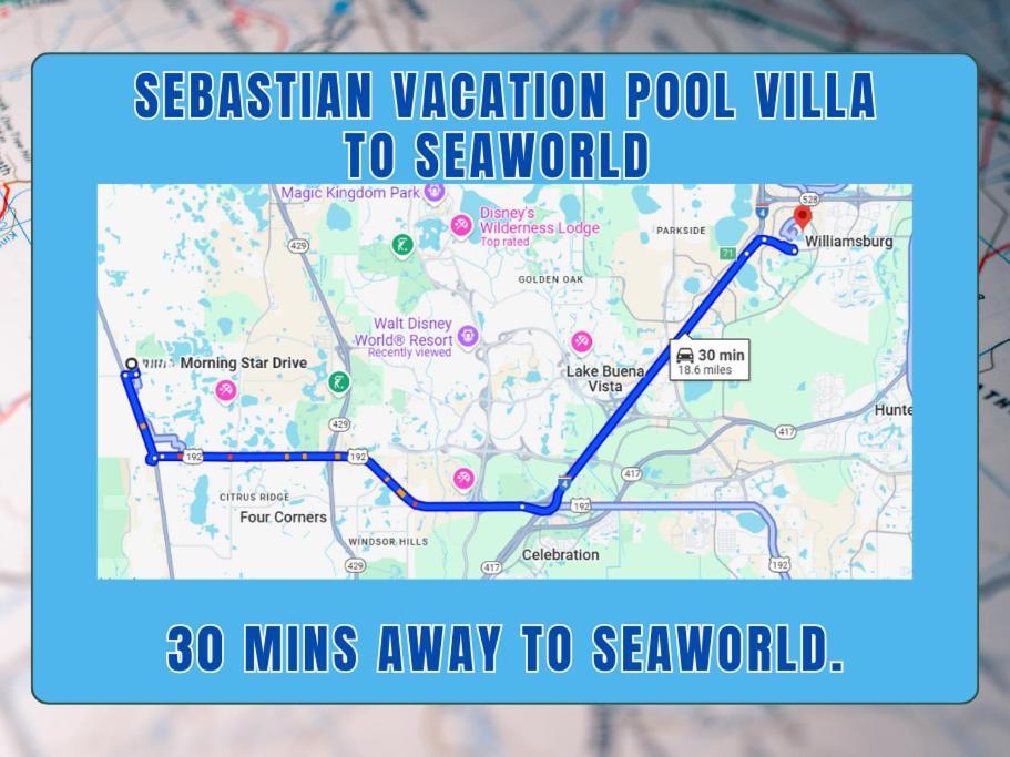 Sebastian Pool Villa W Spa Orlando Kültér fotó