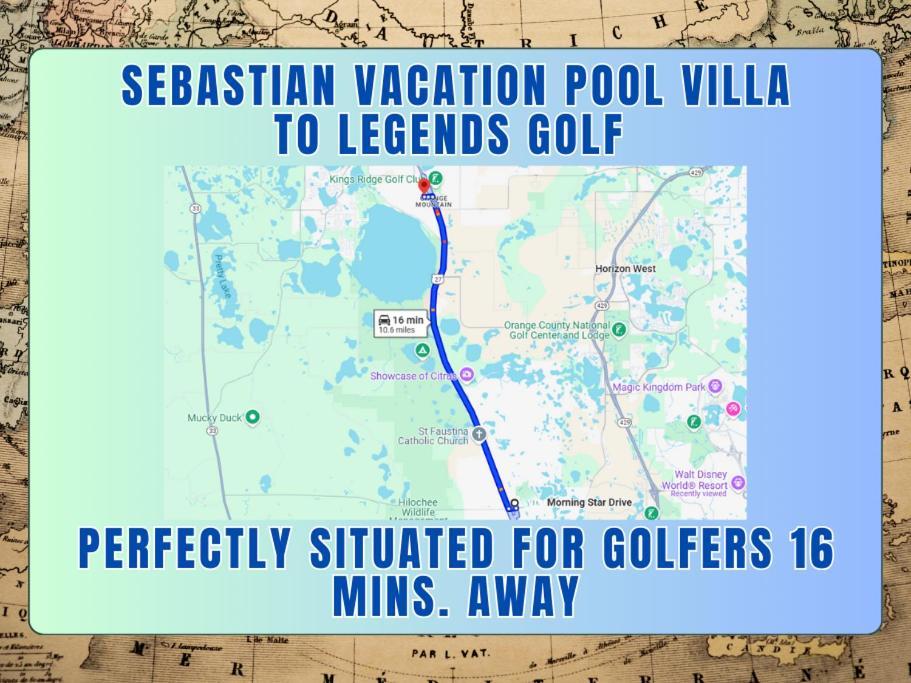 Sebastian Pool Villa W Spa Orlando Kültér fotó
